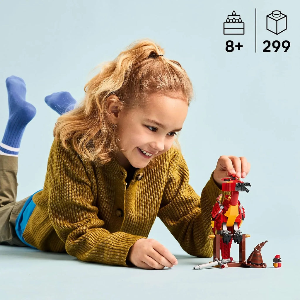 LEGO Harry Potter Fawkes Dumbledore’s Phoenix Toy 76448 Building Set for Kids 8+ - Naivri