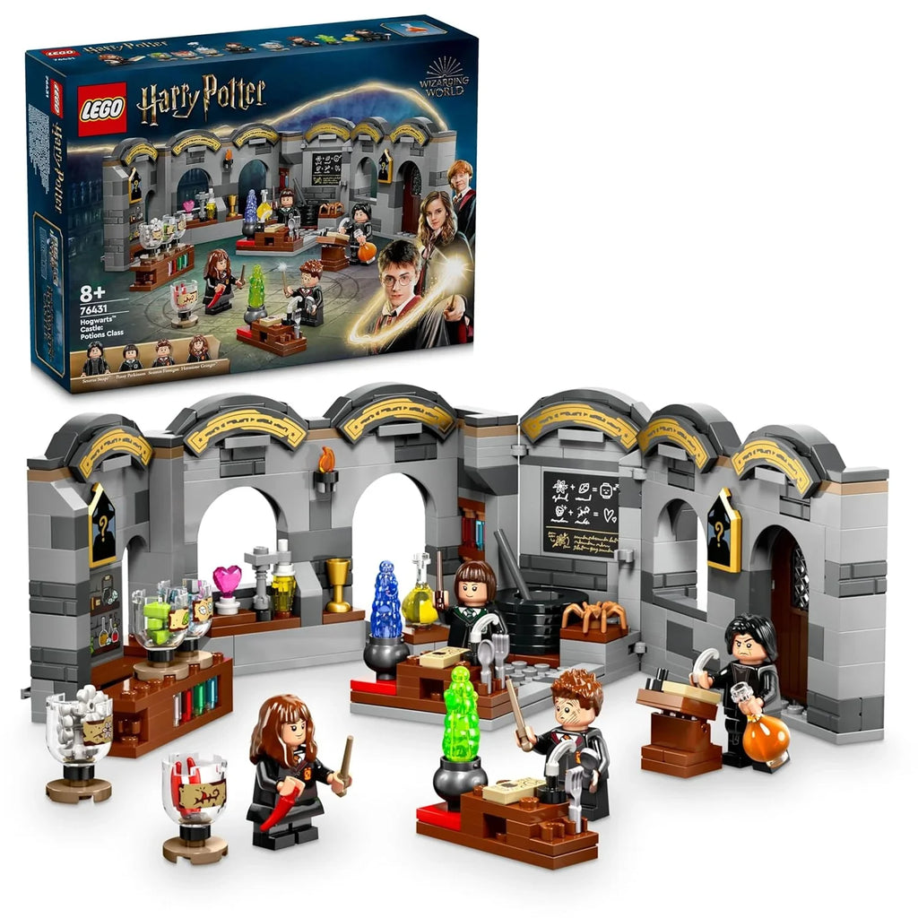 LEGO Hogwarts Castle Potions Classroom 76431 – Harry Potter Building Set for Kids - Naivri
