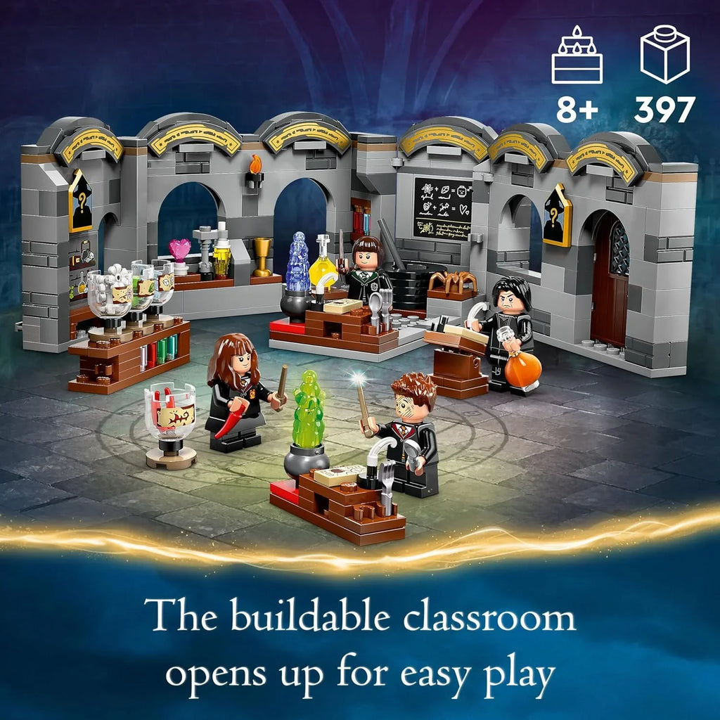 LEGO Hogwarts Castle Potions Classroom 76431 – Harry Potter Building Set for Kids - Naivri