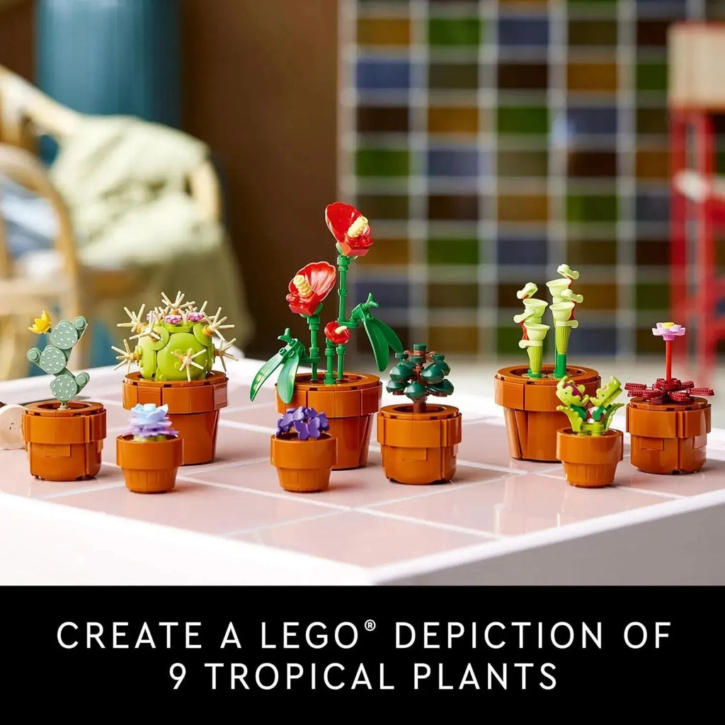 LEGO Icons 10329 Tiny Plants – The Botanical Collection | 758 Pieces | Ideal for Adults - Naivri
