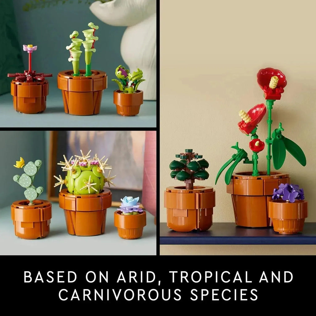 LEGO Icons 10329 Tiny Plants – The Botanical Collection | 758 Pieces | Ideal for Adults - Naivri
