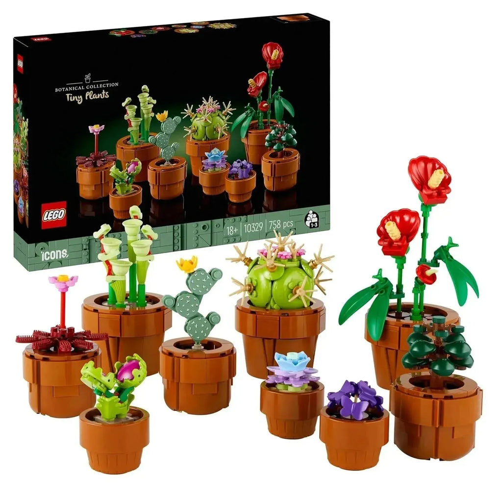 LEGO Icons 10329 Tiny Plants – The Botanical Collection | 758 Pieces | Ideal for Adults - Naivri