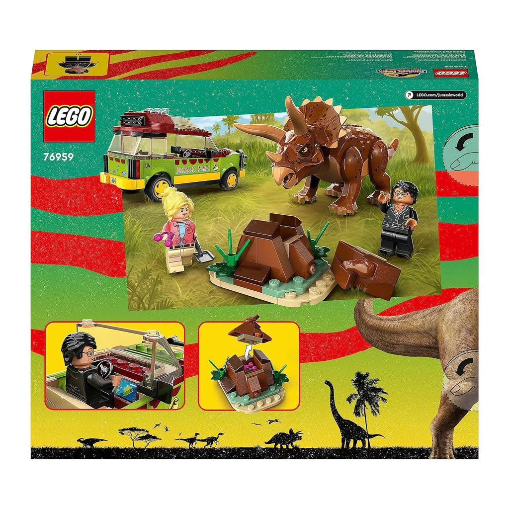 Lego Jurassic Park 76959 Triceratops Research - Naivri