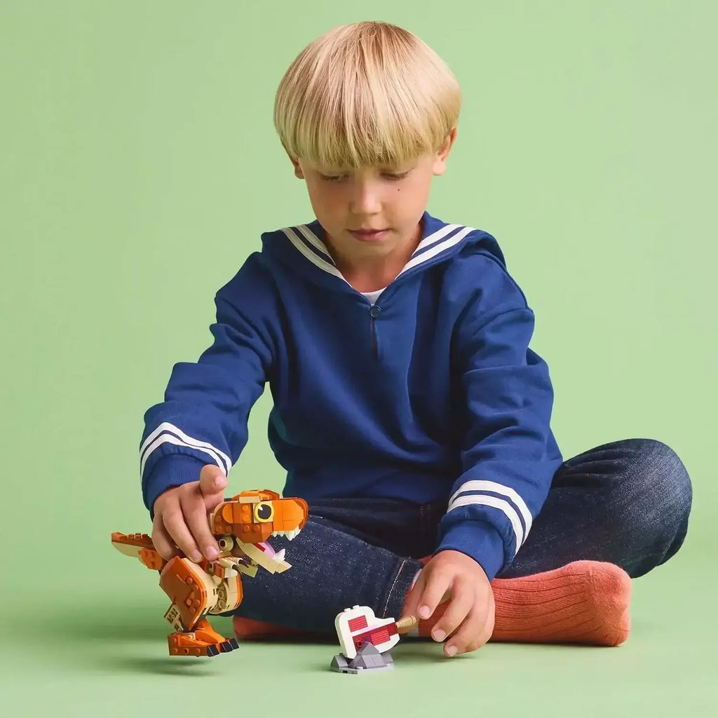 LEGO Jurassic World 76967 Little Eatie: T. rex Dinosaur Model Building Kit for Kids (Ages 7+) - Naivri