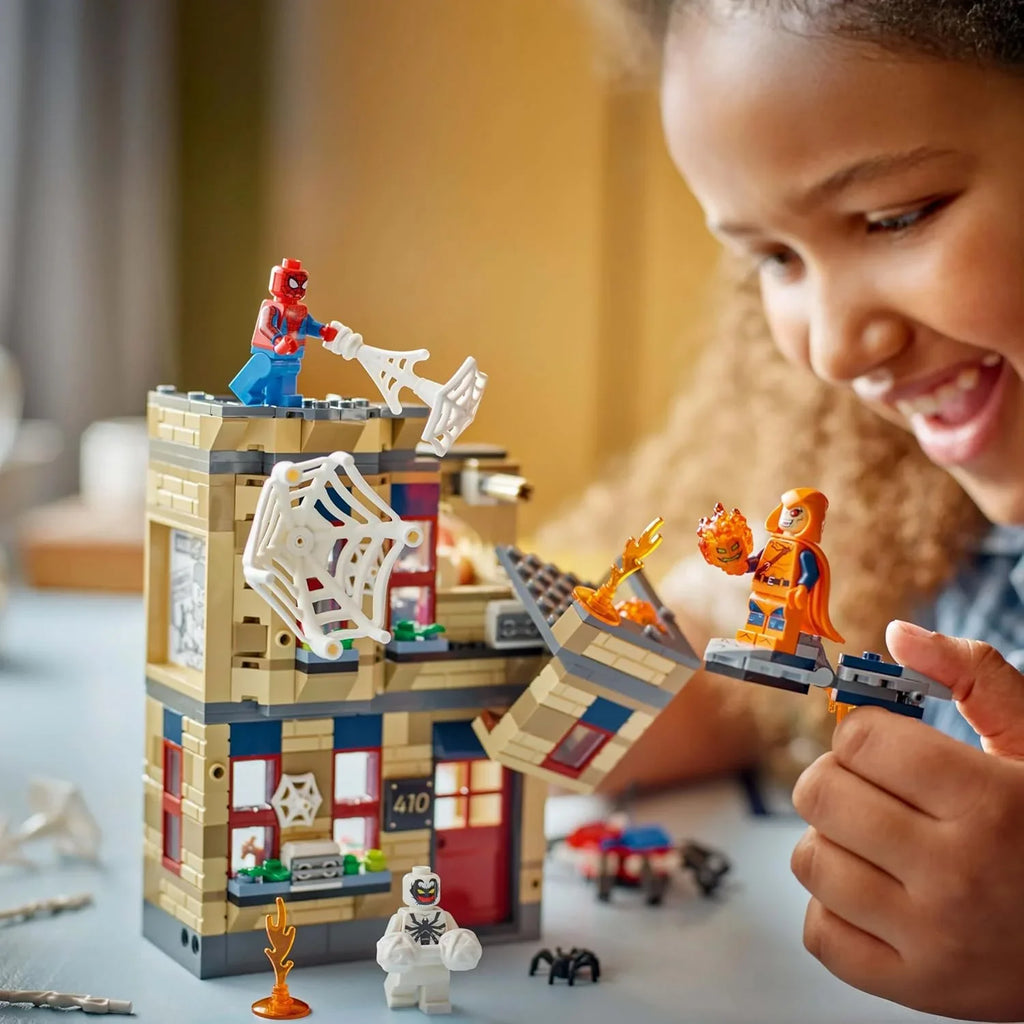 LEGO Marvel 76317 Spider-Man Apartment Showdown – Explosive Super Hero Battle Set for Ages 8+ - Naivri