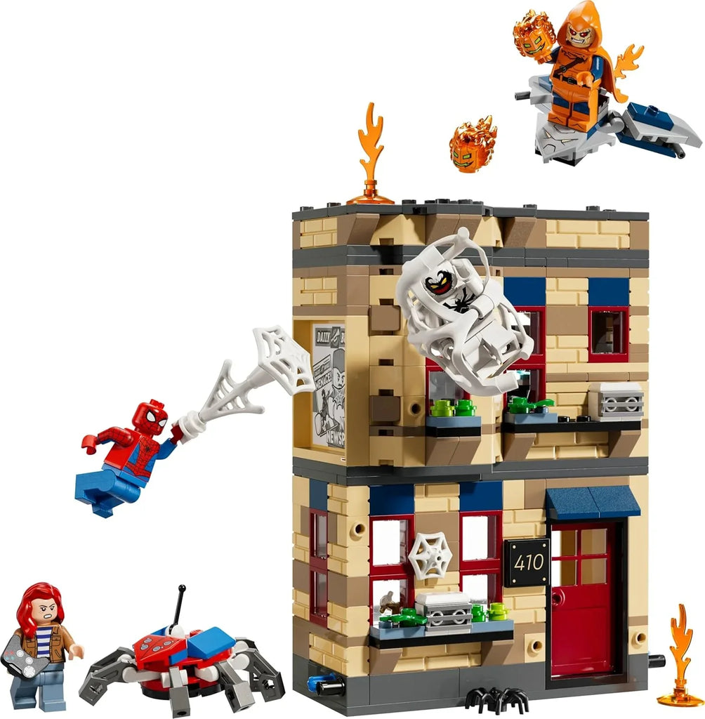 LEGO Marvel 76317 Spider-Man Apartment Showdown – Explosive Super Hero Battle Set for Ages 8+ - Naivri