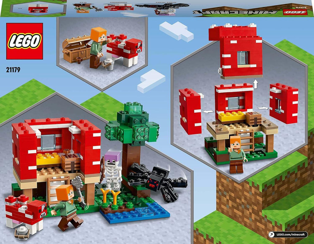 Lego Minecraft 21179 The Mushroom House - Naivri