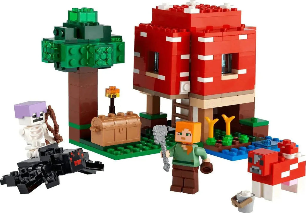 Lego Minecraft 21179 The Mushroom House - Naivri