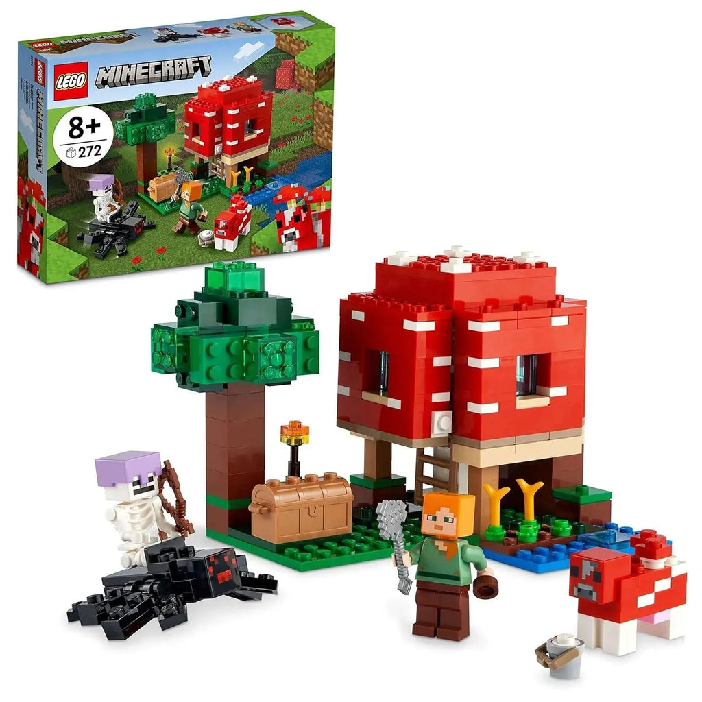 Lego Minecraft 21179 The Mushroom House - Naivri