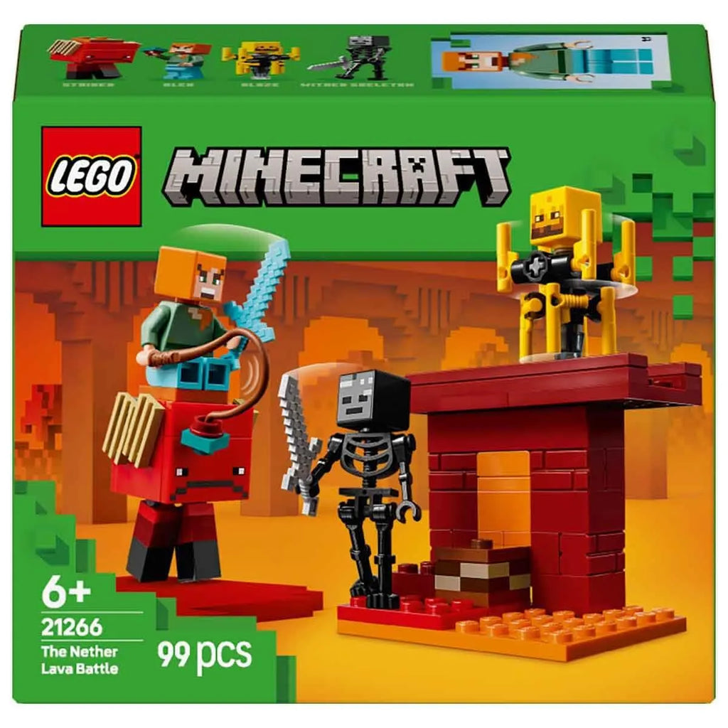 Lego Minecraft 21266 The Nether Lava Battle - Naivri