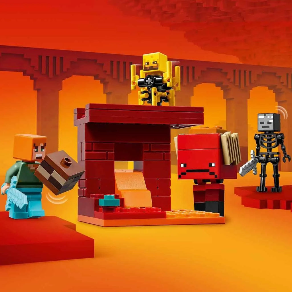 Lego Minecraft 21266 The Nether Lava Battle - Naivri