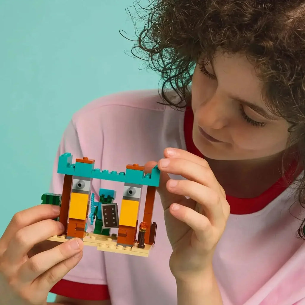 LEGO Minecraft 21267 Illager Desert Patrol – Action Adventure Building Set for Kids 7+ - Naivri