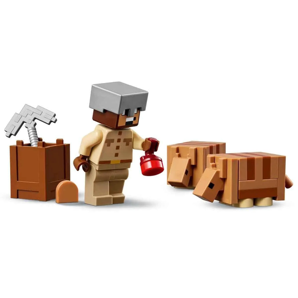 LEGO Minecraft 21269 – The Armadillo Mine Expedition | Savanna Biome Building Set for Kids Aged 8+, with TNT Mine, Armadillos, Wolf Armor & Iconic Minecraft Characters | Build-and-Play Adventure Toy - Naivri
