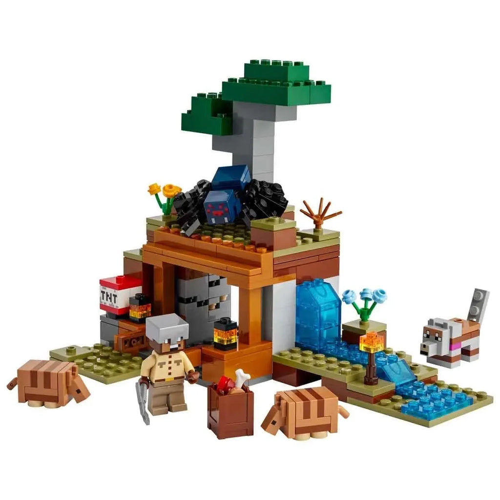 LEGO Minecraft 21269 – The Armadillo Mine Expedition | Savanna Biome Building Set for Kids Aged 8+, with TNT Mine, Armadillos, Wolf Armor & Iconic Minecraft Characters | Build-and-Play Adventure Toy - Naivri
