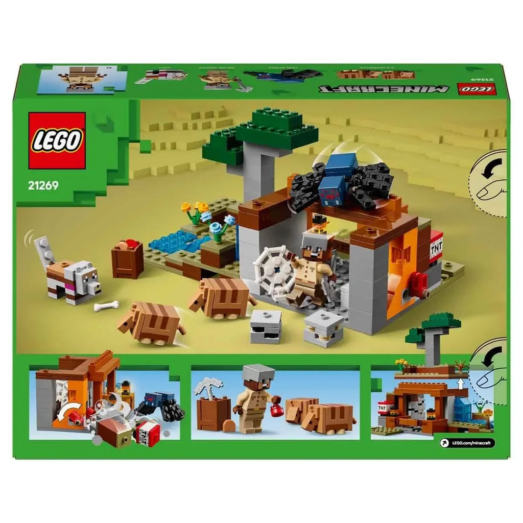 LEGO Minecraft 21269 – The Armadillo Mine Expedition | Savanna Biome Building Set for Kids Aged 8+, with TNT Mine, Armadillos, Wolf Armor & Iconic Minecraft Characters | Build-and-Play Adventure Toy - Naivri