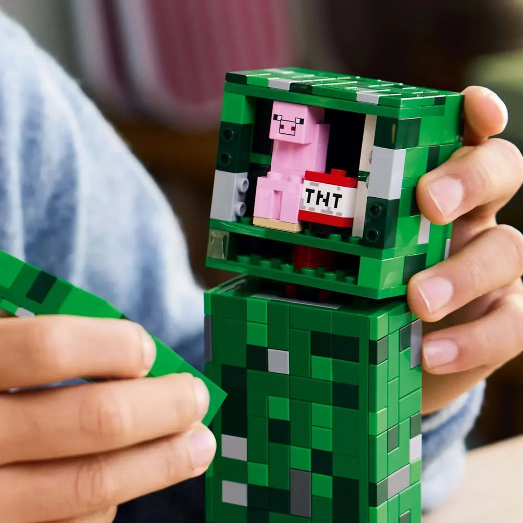 Lego Minecraft The Creeper Gamer Decor and Action Figure Building Toy 21276 – Creative Building Set for Kids Aged 10+ - Naivri