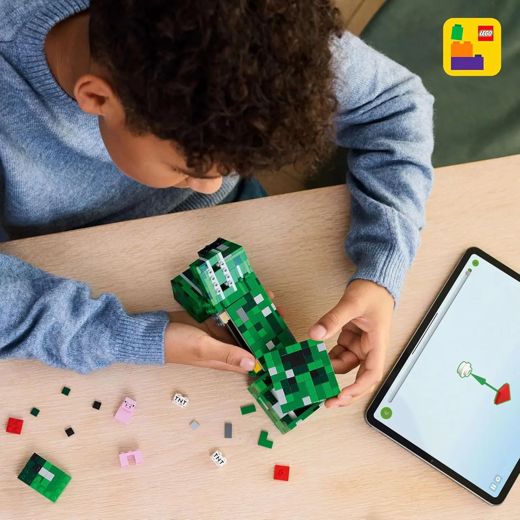 Lego Minecraft The Creeper Gamer Decor and Action Figure Building Toy 21276 – Creative Building Set for Kids Aged 10+ - Naivri