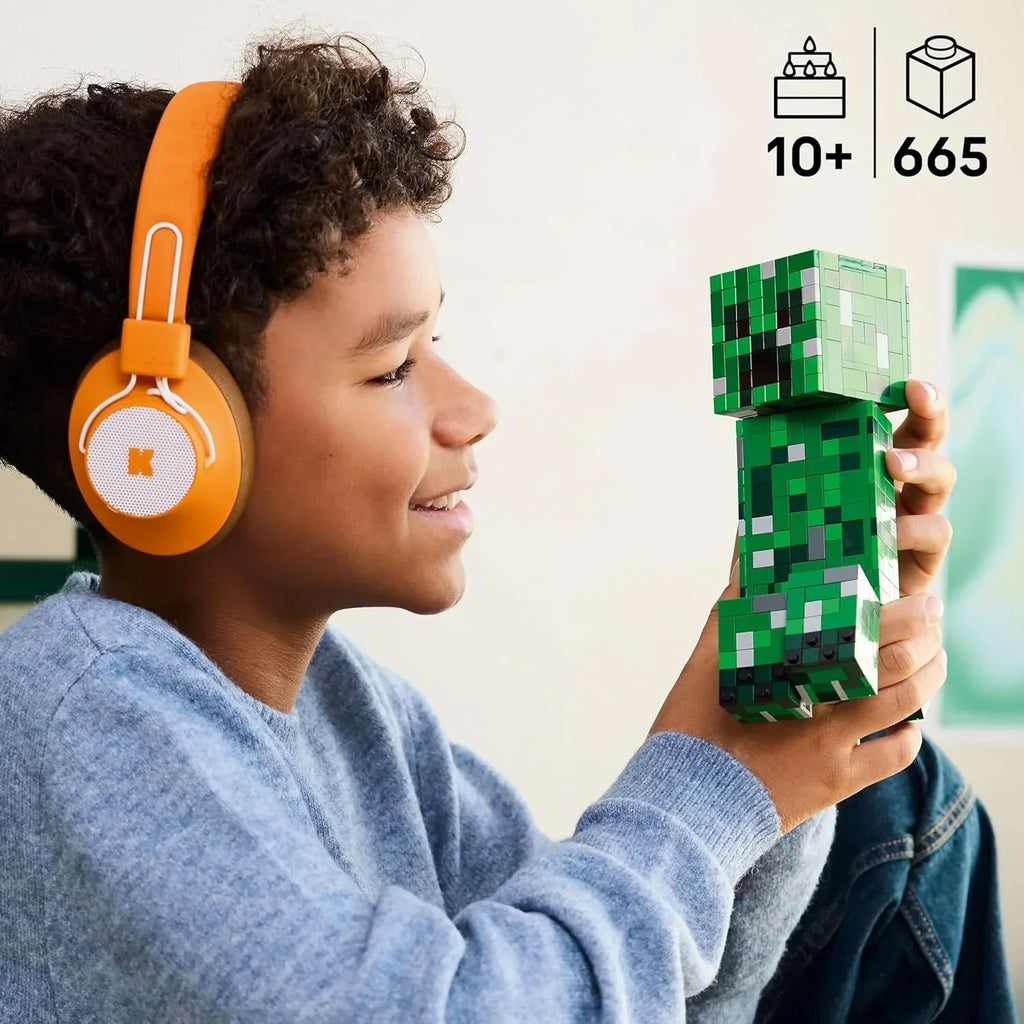 Lego Minecraft The Creeper Gamer Decor and Action Figure Building Toy 21276 – Creative Building Set for Kids Aged 10+ - Naivri