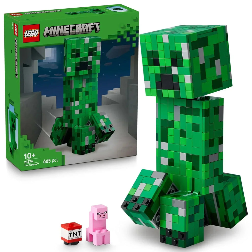 Lego Minecraft The Creeper Gamer Decor and Action Figure Building Toy 21276 – Creative Building Set for Kids Aged 10+ - Naivri