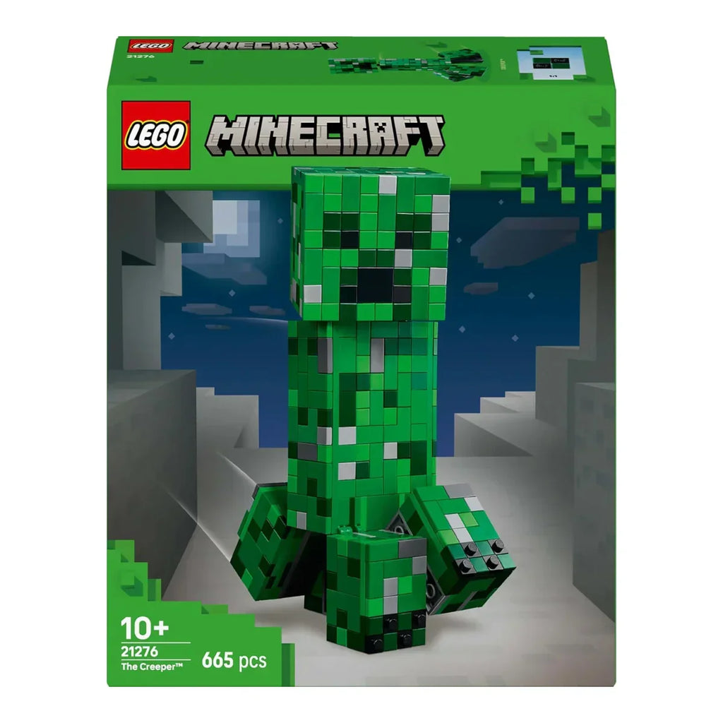Lego Minecraft The Creeper Gamer Decor and Action Figure Building Toy 21276 – Creative Building Set for Kids Aged 10+ - Naivri