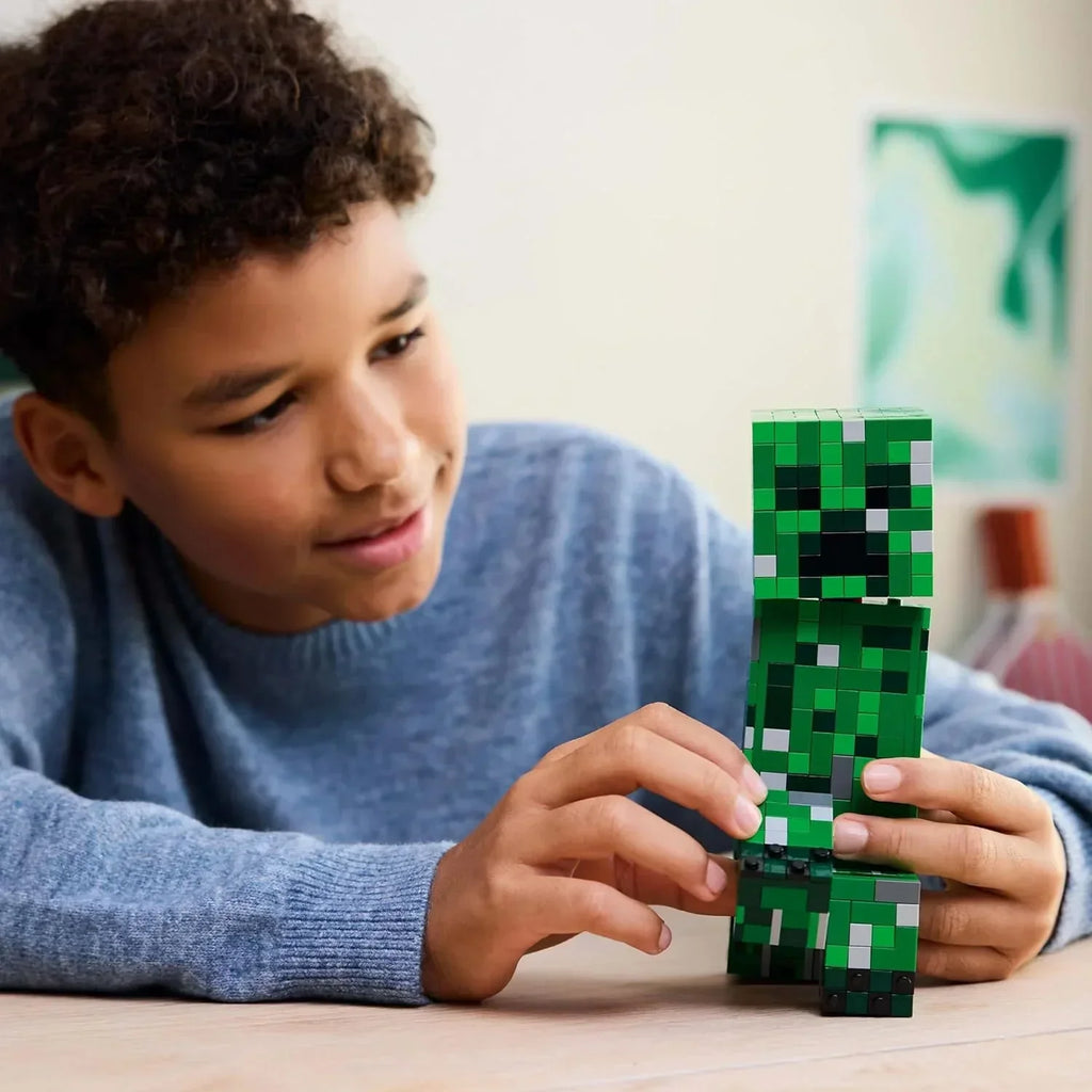 Lego Minecraft The Creeper Gamer Decor and Action Figure Building Toy 21276 – Creative Building Set for Kids Aged 10+ - Naivri