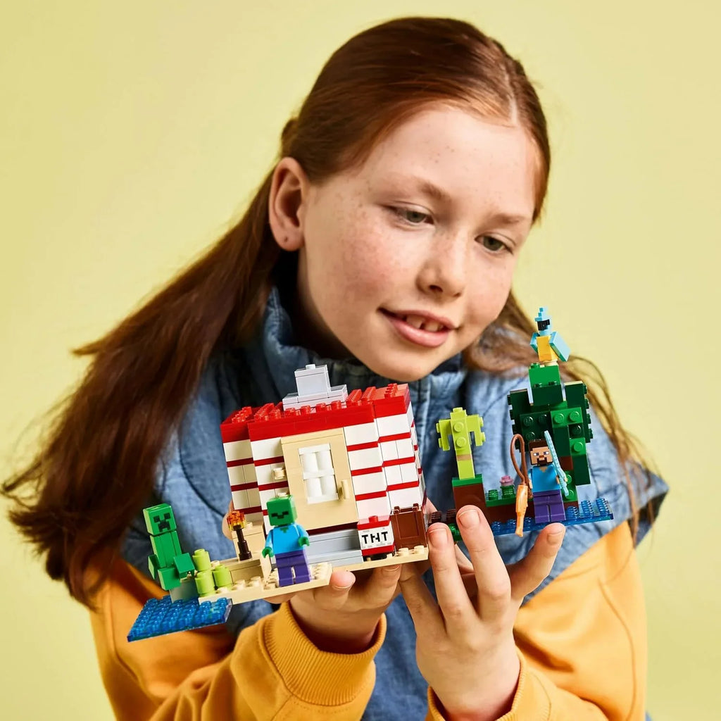 Lego Minecraft The TNT Jungle House 21275 Building Set – Video Game Toy Gift for Kids 8+ - Naivri