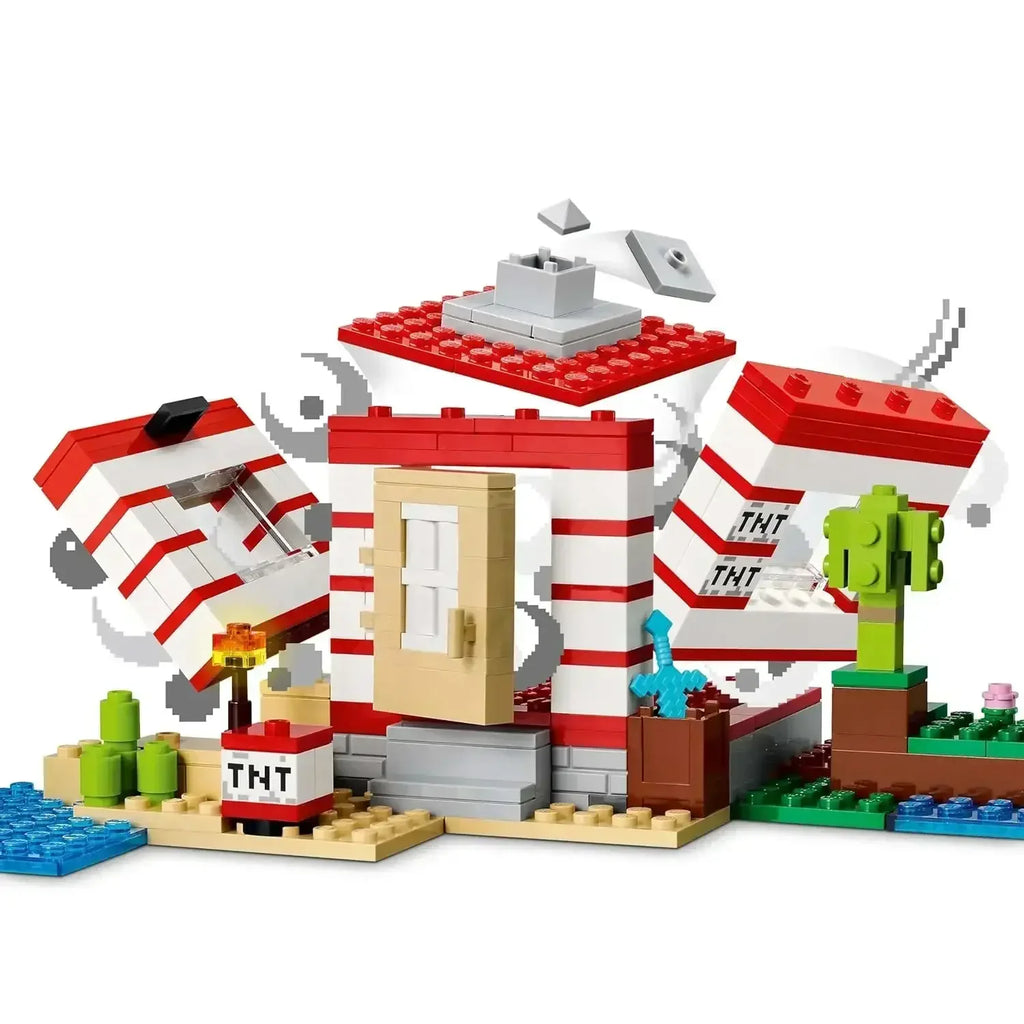 Lego Minecraft The TNT Jungle House 21275 Building Set – Video Game Toy Gift for Kids 8+ - Naivri