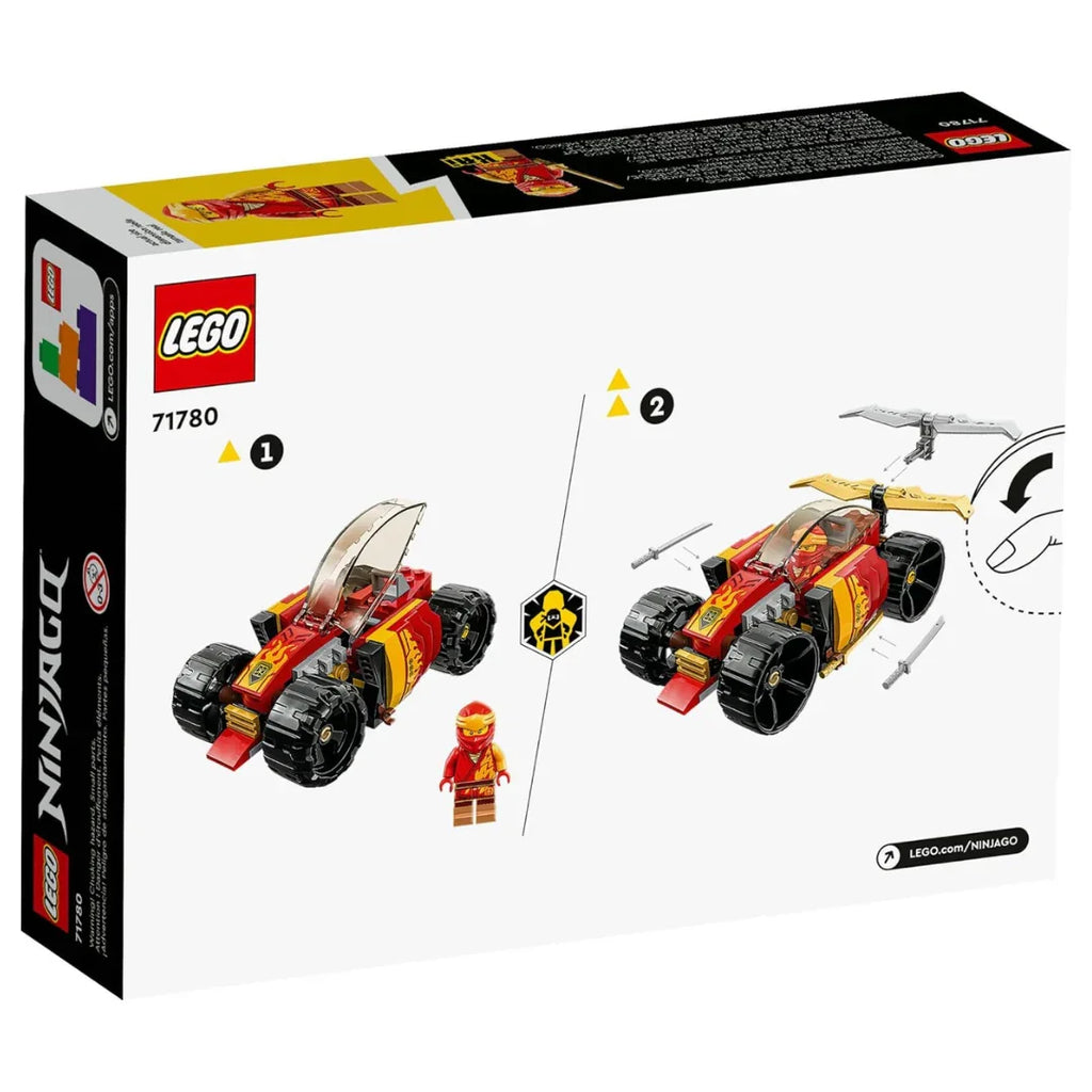 LEGO NINJAGO 71780 Kai’s Racing Car EVO Set – Buildable Ninja Action Toy for Kids 6+ - Naivri