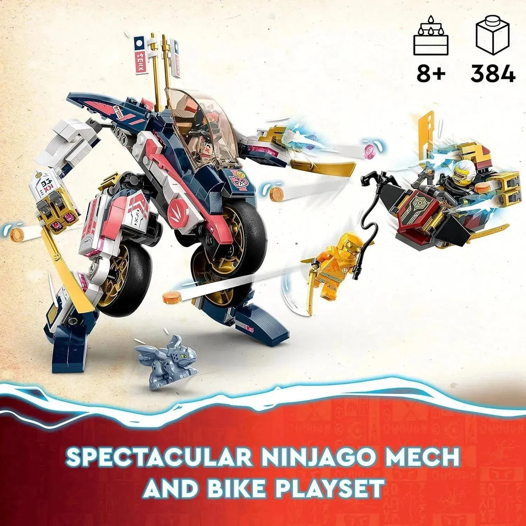 Lego Ninjago 71792 Sora's Transforming Mech Bike Racer - Naivri