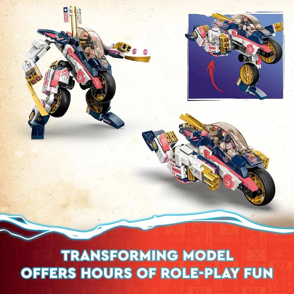 Lego Ninjago 71792 Sora's Transforming Mech Bike Racer - Naivri