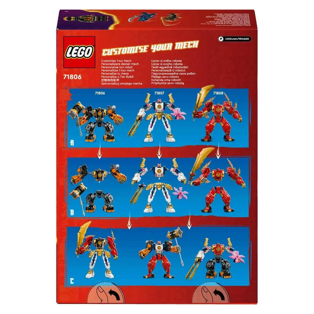LEGO NINJAGO 71806 Cole’s Elemental Earth Mech – Action Figure Toy for Kids - Naivri