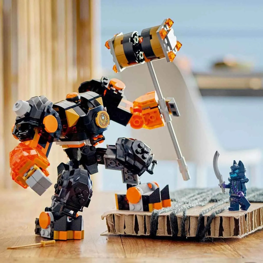 LEGO NINJAGO 71806 Cole’s Elemental Earth Mech – Action Figure Toy for Kids - Naivri