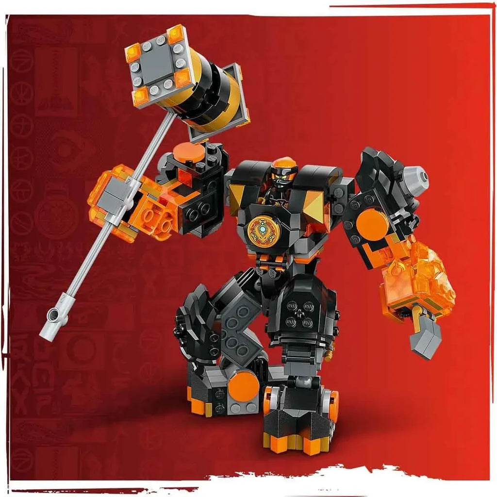 LEGO NINJAGO 71806 Cole’s Elemental Earth Mech – Action Figure Toy for Kids - Naivri