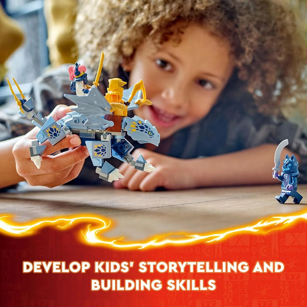 LEGO Ninjago 71810 Young Dragon Riyu Adventure Set – Posable Buildable Dragon Toy for Ages 6+ - Naivri