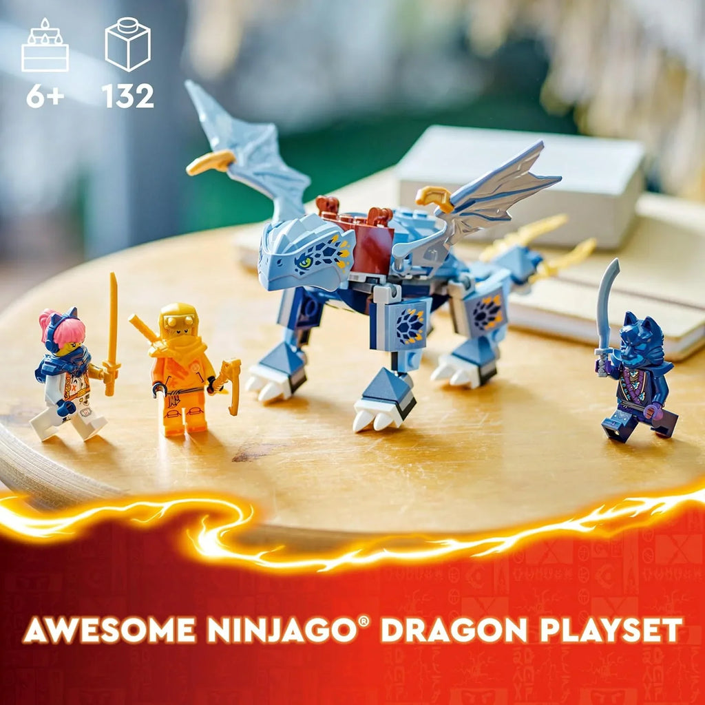 LEGO Ninjago 71810 Young Dragon Riyu Adventure Set – Posable Buildable Dragon Toy for Ages 6+ - Naivri