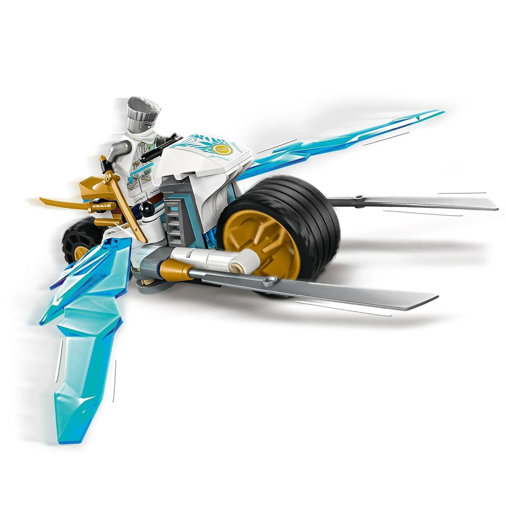 LEGO NINJAGO 71816 Zane’s Ice Blade Motorcycle – Action Building Toy for Ages 7+ - Naivri