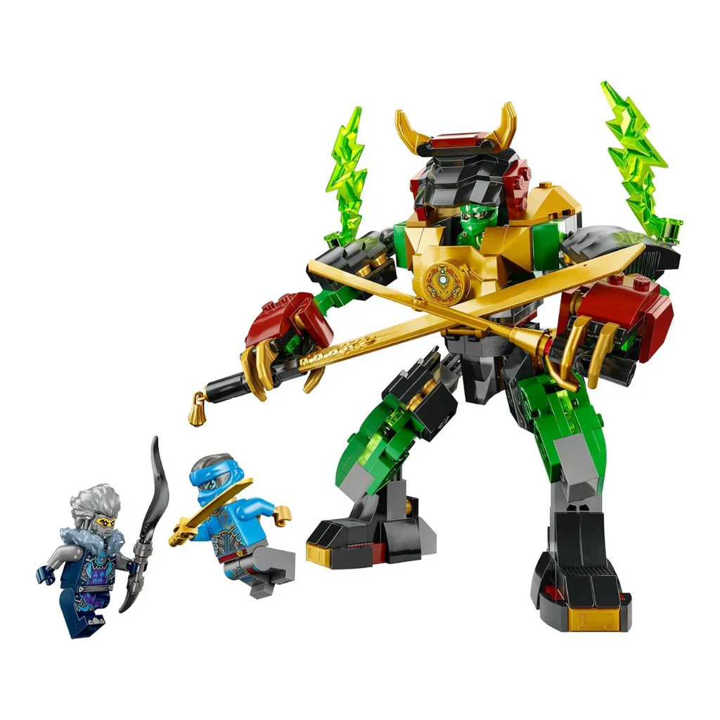 LEGO Ninjago 71817 Lloyd’s Elemental Power Mech – Customizable Ninja Battle Figure for Ages 7+ - Naivri