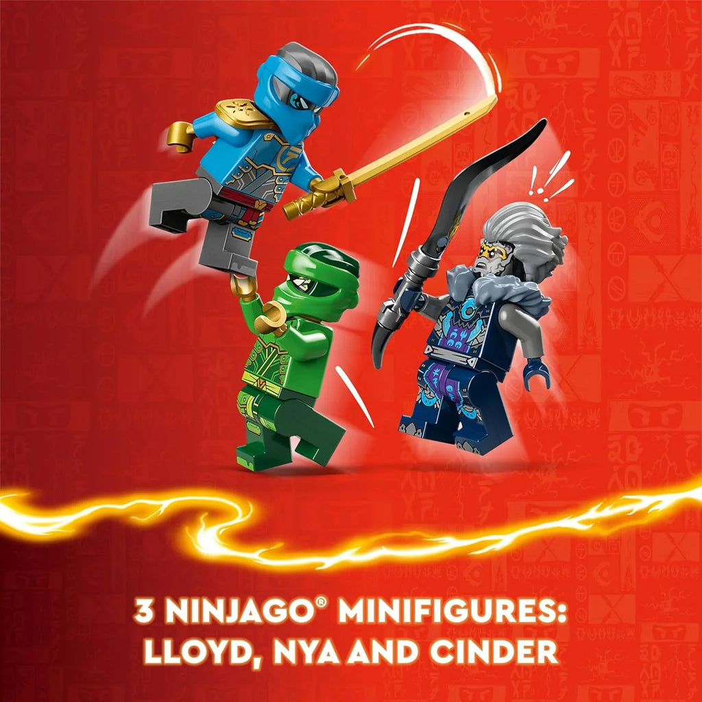 LEGO Ninjago 71817 Lloyd’s Elemental Power Mech – Customizable Ninja Battle Figure for Ages 7+ - Naivri