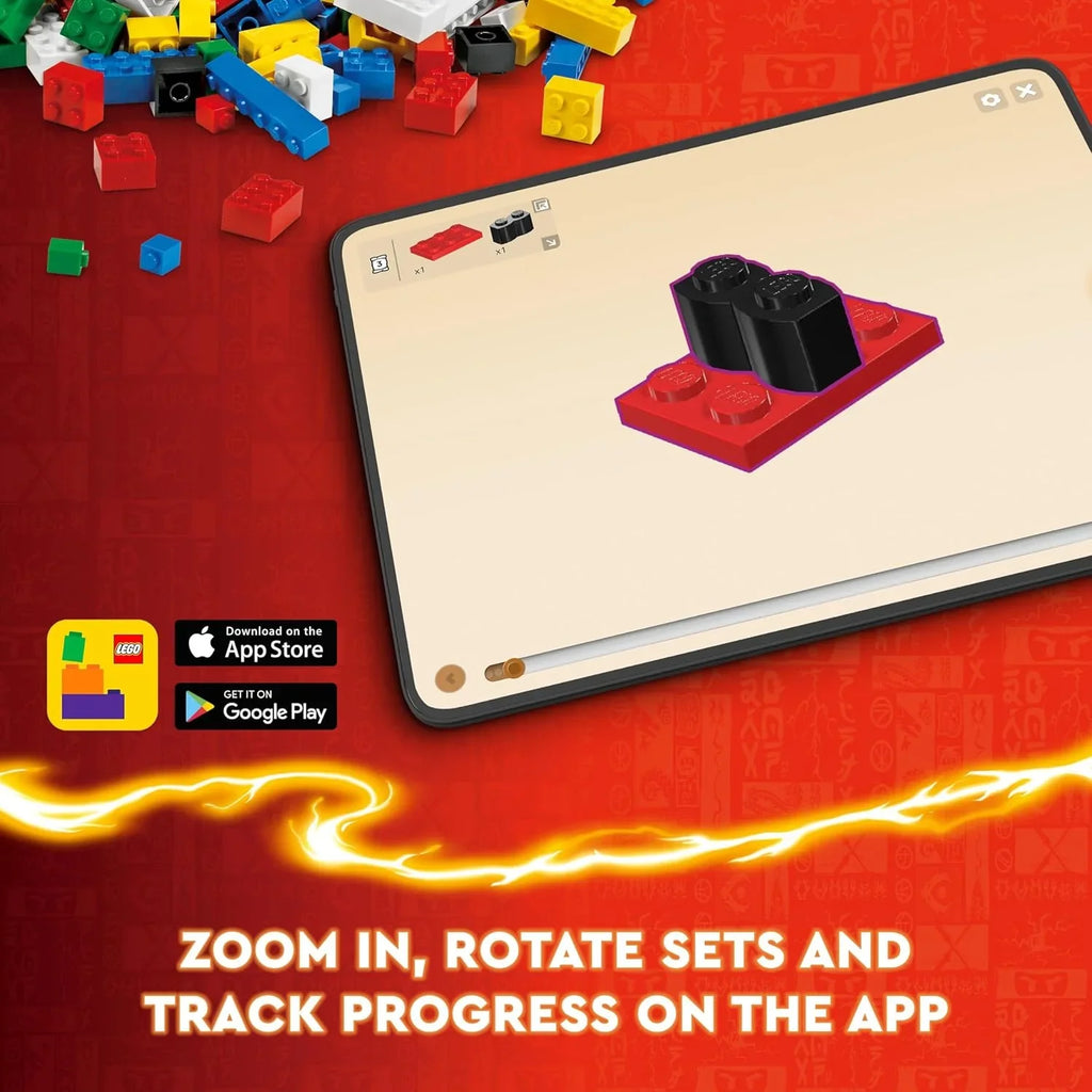 LEGO Ninjago 71817 Lloyd’s Elemental Power Mech – Customizable Ninja Battle Figure for Ages 7+ - Naivri