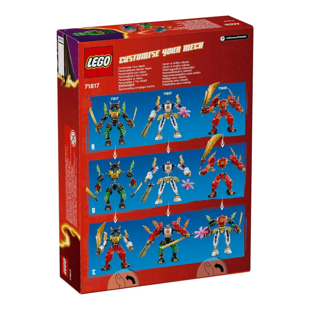 LEGO Ninjago 71817 Lloyd’s Elemental Power Mech – Customizable Ninja Battle Figure for Ages 7+ - Naivri