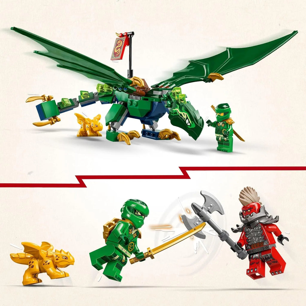 Lego Ninjago 71829 Lloyd's Green Forest Dragon - Naivri