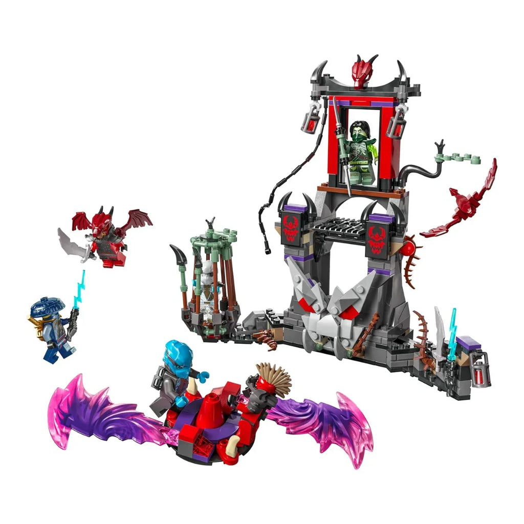 LEGO Ninjago 71841 Dragonian Storm Village Battle Arena – Action Playset for Ninja Roleplay (7+) - Naivri
