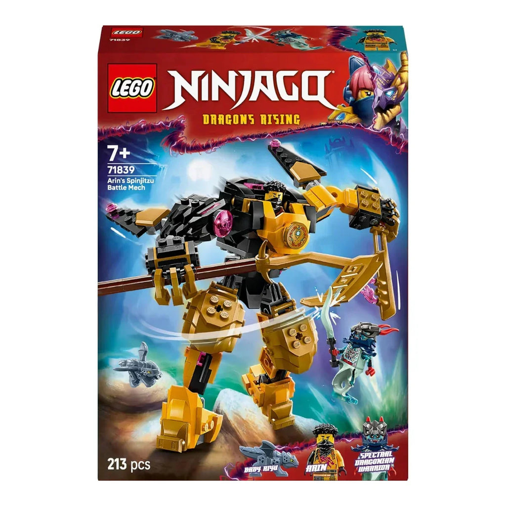 Lego Ninjago Arin’s Spinjitzu Battle Mech Toy Set – Building Blocks for Ninja Adventures - Naivri