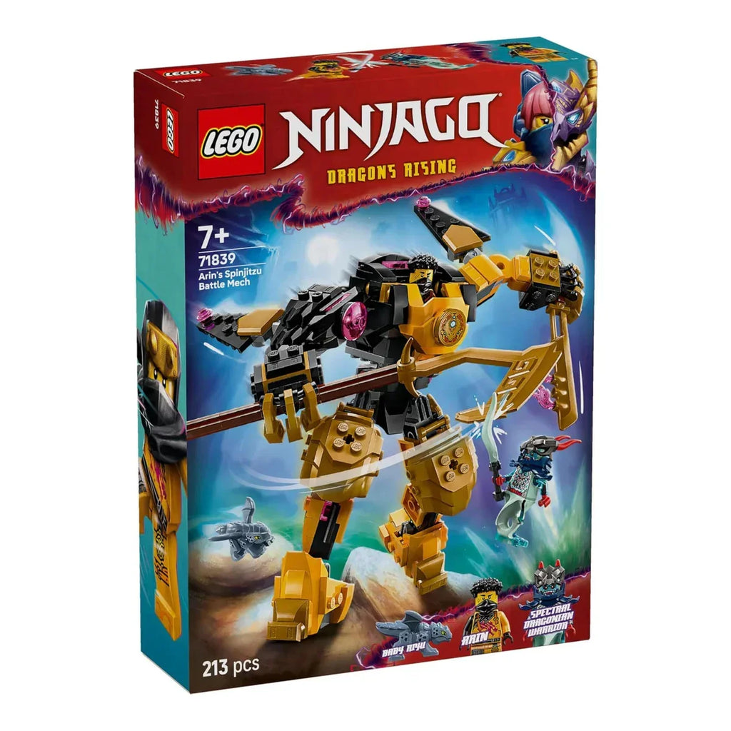 Lego Ninjago Arin’s Spinjitzu Battle Mech Toy Set – Building Blocks for Ninja Adventures - Naivri