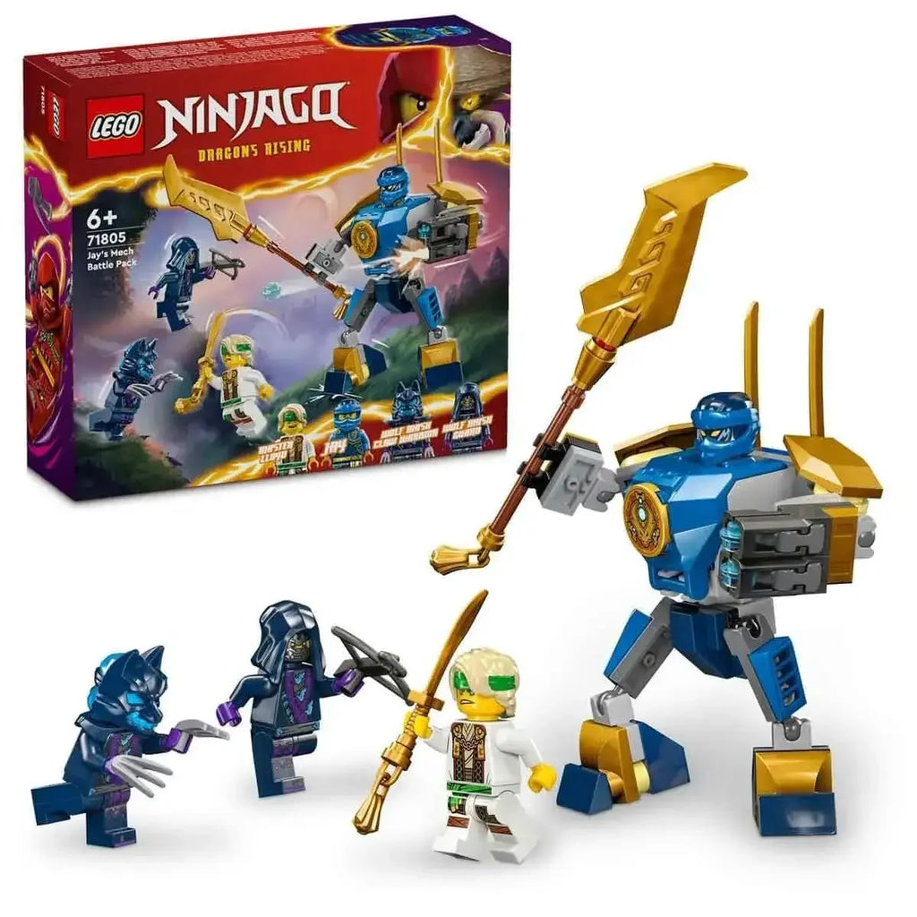 Lego Ninjago Jay’s Mech Battle Pack – Ninja Adventure Toy for Kids 6+ - Naivri