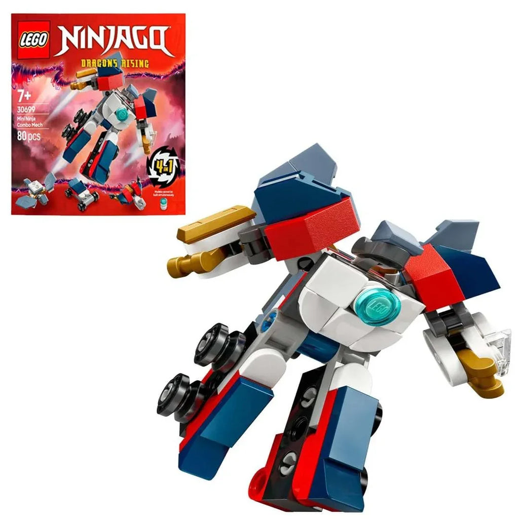 LEGO Ninjago Mini Ninja Combo Mech 30699 – Collectible 80-Piece Set - Naivri