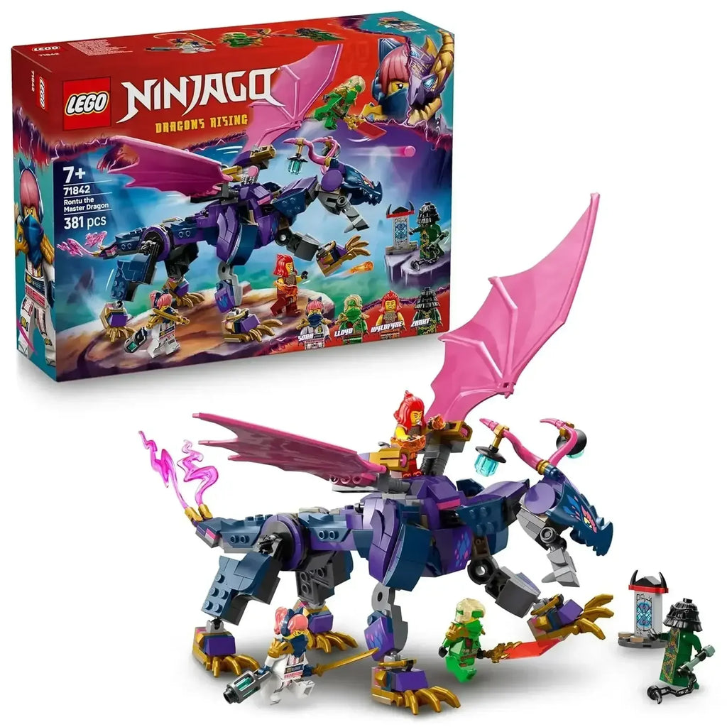 Lego Ninjago Rontu the Master Dragon 71842 | Action Building Toy for Kids - Naivri