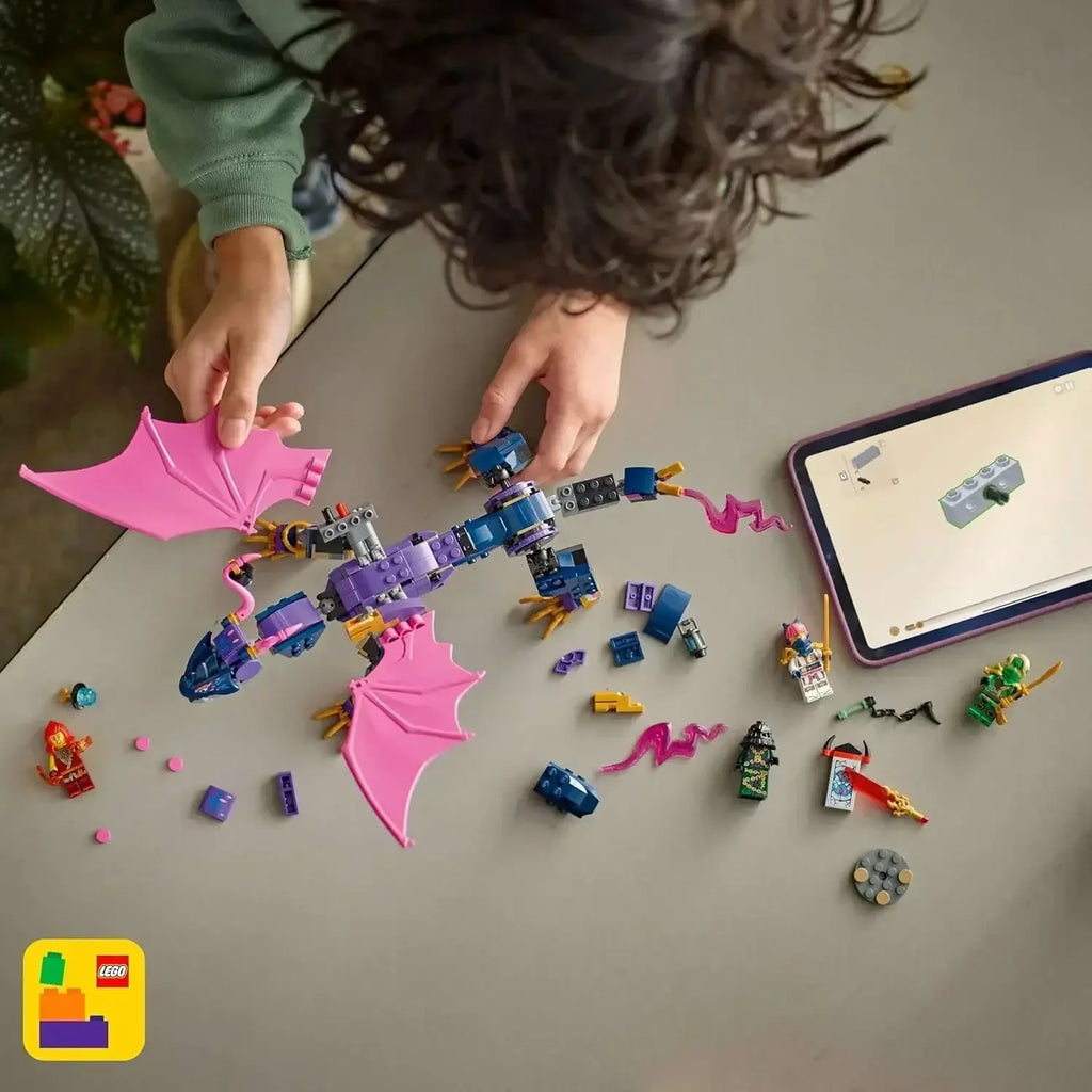 Lego Ninjago Rontu the Master Dragon 71842 | Action Building Toy for Kids - Naivri