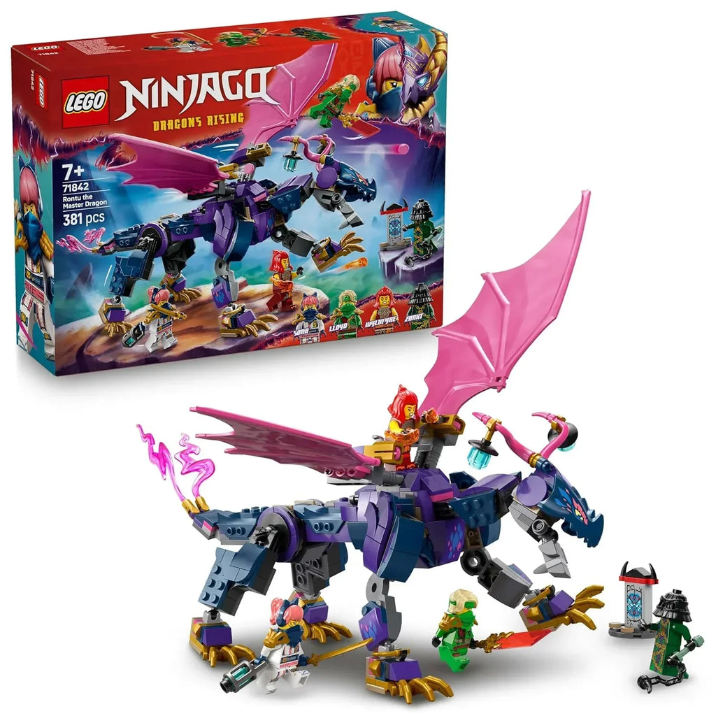 Lego Ninjago Rontu the Master Dragon 71842 | Action Building Toy for Kids - Naivri