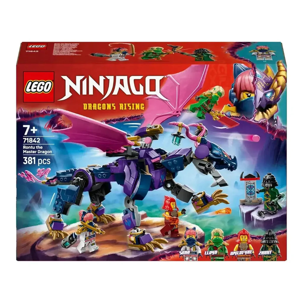 Lego Ninjago Rontu the Master Dragon 71842 | Action Building Toy for Kids - Naivri